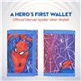 Marvel Portefeuille Spiderman pour garçons et filles avec porte-cartes à trois volets, fente pour carte d'identité avec fermetur