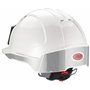 JSP Casque EVOLite® Porte-Card - CR2 Gris - ventilé - crémaillère - Blanc (AJB170-D00-100)