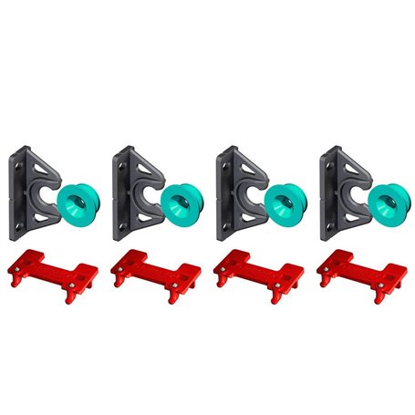 Button Fix Lot de 4 panneaux de connexion de type 2 + 4 outils de marquage