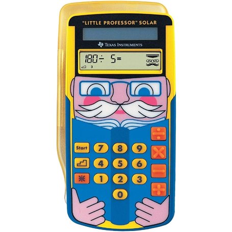 Texas Instruments LPROFSOLAR Little Professor Calculatrice solaire d'apprentissage