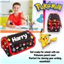 Pokémon - Trousse à crayons personnalisée pour enfants - Rouge et durable, Rouge