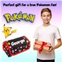 Pokémon - Trousse à crayons personnalisée pour enfants - Rouge et durable, Rouge