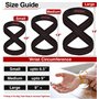 RDX Figure 8 Sangle, Sangle Musculation Gym Levage Support de Poignet Bandage Fitness Lifting Straps Entraînement Bodybuilding H