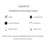 GEEKRIA Coussinets pour Logitech G35 G930 G430 F450 Headphone Casque Oreille Pad/Oreille Coussin/Coussinets réparation pièces en