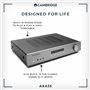 Cambridge Audio AXA35 - Amplificateur stéréo intégré de 35 Watts avec préamplificateur Phono intégré, entrée auxiliaire en façad