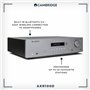 Cambridge Audio AXR100D - Récepteur Hi-FI stéréo séparé de 100 Watts avec étage Phono intégré, Radio Dab/FM et Bluetooth 5.0 - G