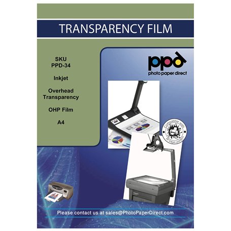 PPD A4 X 5 Films Transparents pour Rétroprojecteur