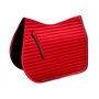 Rhinegold Diamante Channel Tapis de Selle matelassé Rouge COB