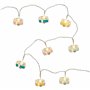 Lights4fun Guirlande Lumineuse Camping avec 12 Caravanes à LED Blanc Chaud à Piles pour Intérieur