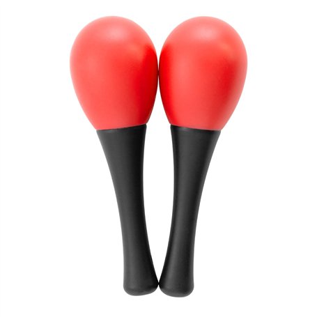 Mad About MAR01 Mini Maracas en Rouge Oeuf Shaker Maracas Paire de Percussions pour écoles et groupes de Percussion