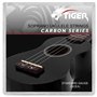 Tiger UAC14-CBN Jeu de cordes pour ukulélé Soprano et Concert Ukes Noir