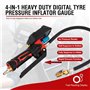 ORAZIO 4 en 1 Manometre Pression Pneu Gonfleur Pneu Numérique 230 PSI avec Écran LCD, Accessoire Compresseur à Air Outil de Pneu