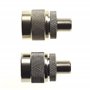 Keple Adaptateur coaxial RF de Type F Femelle vers N-mâle de Type F Femelle de Type N mâle - Lot de 2