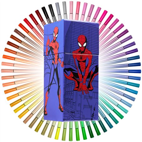 Marvel Spiderman Coffret Feutres Coloriage Enfants