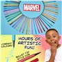 Marvel Spiderman Coffret Feutres Coloriage Enfants, 60 Pièces - Cadeau Garçons