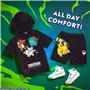 Pokemon Short à Capuche Survêtements Garçon et Ado 2 Pz Set Pikachu Manches Courtes Jogging Enfant Poches Zippées Cadeau Garcon 