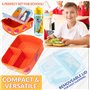 Pokémon Boite Repas avec Compartiments et Gourde Enfant - Idéal pour École et Sortie