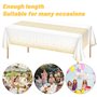 Volumoon 2PCS Nappes à Pois en Or, 137x274cm Dorée Nappe en Plastique, Nappe de Table de Fête pour Table Rectangulaire, Couvre-T