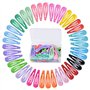 Litinliv 40 Pièces Barettes Cheveux Fille