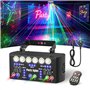 BrightWish Jeux de Lumière DJ Professionnel RGB avec Effets Stroboscopiques et Laser