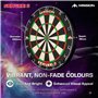Mission Darts DB023 Samurai II Cible de fléchettes Standard de compétition Professionnelle avec Structure métallique Ultra Fine 