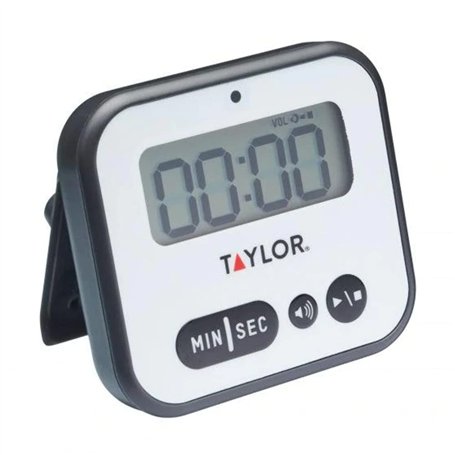 Taylor Pro - Minuteur de Cuisine Numérique avec Alarme Extra Forte et Voyant d'Alerte