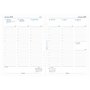Filofax Agenda 2024 2024 blanc A5 - Semaine sur 2 pages - Format A5
