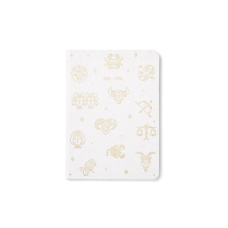 Letts of London Zodiac Agenda scolaire semainier 2024/2025 A6 Ivoire