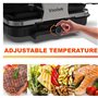 Raclette 8 Personen Raclette Grill Tischgrill Elektrisch 8 Pfännchen 8 Raclette Holzspatel Korean BBQ Grill Elektrogrill Antihaf