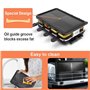 Raclette 8 Personen Raclette Grill Tischgrill Elektrisch 8 Pfännchen 8 Raclette Holzspatel Korean BBQ Grill Elektrogrill Antihaf