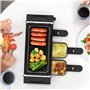 Raclette 2 Personen Raclette Grill Mini Raclette 3 Pfännchen 3 Raclette Holzspatel Tischgrill Elektrisch Korean BBQ Grill Elektr