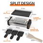 Raclette 2 Personen Raclette Grill Mini Raclette 3 Pfännchen 3 Raclette Holzspatel Tischgrill Elektrisch Korean BBQ Grill Elektr