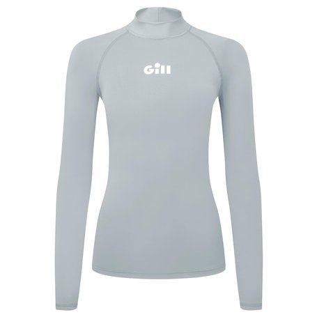 Gill 2024 Womens ZenZero Rash Vest Long Sleeve - Light Grey - 5109W 14