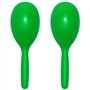 Tiger Maracas de plastique - vert