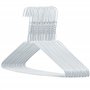 Hangerworld 50 Cintres 40cm Solides en Métal Blanc à Barre Pantalon