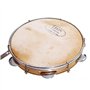 Capoeira Cuir Pandeiro Tambour Tambourine Samba Brasil en Bois Instrument de Musique 10 "