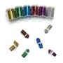 ArkCRAFT TR294561 Lot de 6 tubes de shaker à paillettes pour travaux manuels et fournitures d'art Multicolore