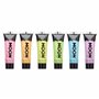 Moon Glow Néon UV intense Peinture pour le visage et le corps – 12 ml (lot de 6)