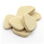 Felt Tones Mini FELM-MT-4 Boîte mixte de 4 médiators pour ukulélé, naturel, 4 mm x 26 mm x 22 mm