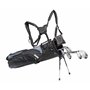 LONGRIDGE 7" Tri Lite Sac de Golf du Dimanche - Noir/Argent