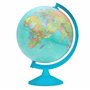 TOPGLOBE Globe scolaire de 30 cm - Carte en allemand - Éducation du globe terrestre rotatif - Éducatif/géographique - École