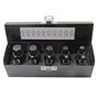 US Pro Tools Lot de 10 douilles hexagonales à choc 1/2" Clé Allen 4 mm à 19 mm