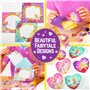 GirlZone Ensemble d'Écriture de Conte de Fées, Kit de Papeterie Féerique 45 Pièces avec des Cartes pour Écrire des Lettres, Auto