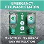 Focus Station De Lavage Oculaire D'Urgence Double Avec Support - Complet
