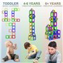 Blocs de Construction Magnétiques – Cadeaux de Luxe pour Les Enfants – Blocs de constructions aimantés - Jeux pour garçons et Fi