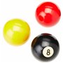 Ensemble de boules de billard unisexes de 2 pouces Billiard Pro (rouge et jaune)