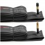 Fincci Chambre a air 26 Pouces - Paire Chambres à air VTT 26x 2.1x 2.25 x 2.35 Pouces de Valve Schrader 48 mm pour Route VTT bic