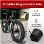 Fincci Chambres à Air Fatbike VTT 26 x 2.40 Pouces - Paire Chambre a air 26" avec Valve Schrader 48mm pour Route bici, Montagne 
