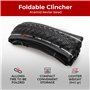 Fincci Gravel Pneus 700 x 38c - Paire Réfléchissant Pliable Tire 28 x 1.5 Pouces avec Protection Anti Crevaison 1mm 30 TPI pour 