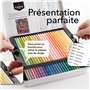 Castle Art Supplies Set de Crayons de Couleur Pastels | 48 Somptueuses Teintes plus Douces | Pour les Professionnels et Artistes